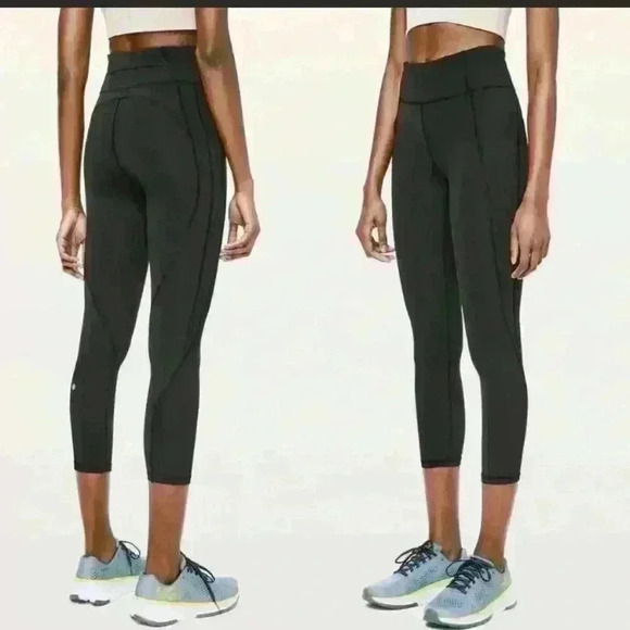 lululemon athletica Pants - Lululemon Time To Sweat Crop Size 4.   23”